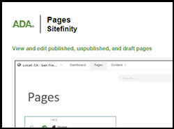 Pages Job Aid
