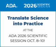 Small side bar ad for ADA 2026 Scientific Session